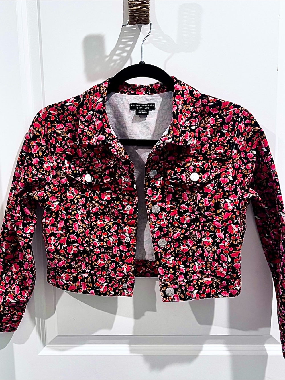 Girls L 10-12 cropped jacket